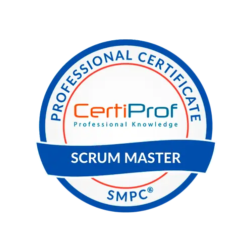 Logo certificación Scrum Master
