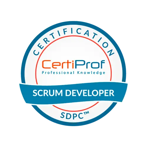Logo Certificación Scrum Developer